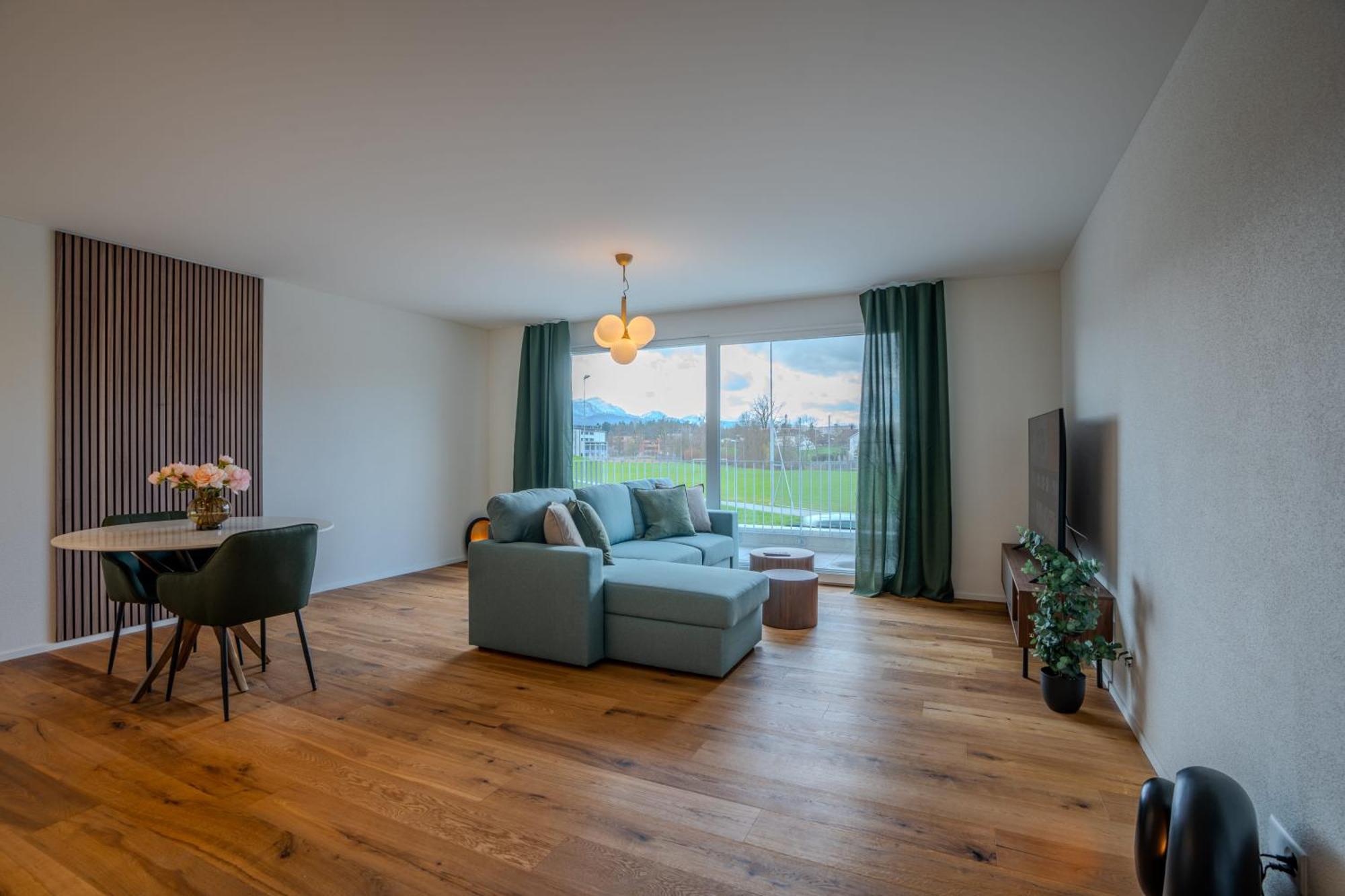 Visionary Hospitality Rothenburg, Lucerne - Premium Apartments With Free Parking, Washer, Kitchen, Terrace, 15' City Eksteriør bilde
